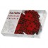 Voravan-decoratieve set fiore groot-fiore vilt rood groot-1361