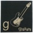 Bakker Made With Love-leuke alfabet canvas doek-guitare-1416