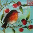 La Marelle Editions-postkaart la marelle-rouge gorge-1547