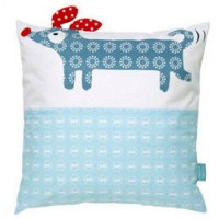 coussin garni d'oreilles drôles