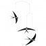 Flensted Mobiles-mobile vol d'hirondelles-flying swallows-2574