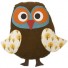 Ferm Living-vintage uil kussen-owl-2608