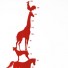 Ferm Living-sticker mural toise animal tower-dieren toren rood-2858