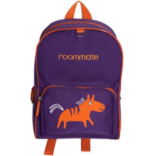 Roommate-kleurrijke rugzak ZOO-Zebra Paars-3057