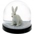 Klevering-mooie sneeuw schudbol konijn-konijn-3645