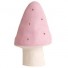 Heico-figuurlamp paddestoel punthoed-paddestoel punthoed roze-374