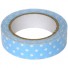 Diverse-superbe tape en coton-dots blauw-3964