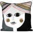 Ferm Living-superbe coussin en soie - mr cushion-mrs cushion-4889