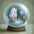 La Marelle Editions-UITVERKOCHT glitter postkaart nicoletta ceccoli-glas globe-5101