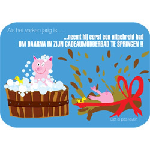 kleurrijke postkaart mum loves cards-verjaardag varken-5443 Mum Moves Cards-kleurrijke postkaart mum loves cards-verjaardag varken-5443