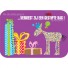 Mum Moves Cards-kleurrijke postkaart mum loves cards-verjaardag zebra-5448