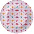 Minilabo-kleurrijk bord in melamine-vogeltjes en bloemen-5546