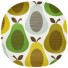 Orla Kiely-groot vierkant bord in melamine-giant pear peppermint-5780