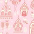 Majvillan-origineel zweeds behangpapier-kasteeltuin roze 104-02-5809