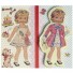 Rex-vintage paper doll plakbriefjes-dress up dolly-6065