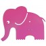 Roommate-sfeervolle wandverlichting olifant-olifant roze-6714