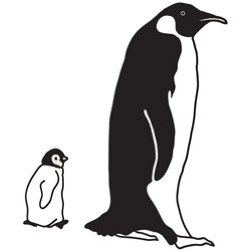 Mim'ilou-muursticker pinguin-pinguin-7132
