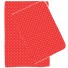 Nobodinoz-prachtige dekbedovertrek 70 x 140 cm-rood met witte sterren-7239