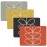 set van 4 harde placemats linear stem
