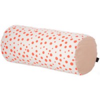 Ferm Living-stijlvol cilinder kussen-full moon neon oranje-7890