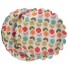 Rex-set van 8 kartonnen bordjes-mid century poppy-7943