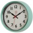 Rex-vintage metalen wandklok-munt groen-8268