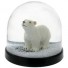 Klevering-mooie sneeuw schudbol poolbeer-polar bear-8777