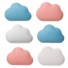 Qualy-set van 6 leuke wolk magneten-cloud color-9576