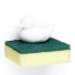 Qualy-leuke sponshouder met sponsje-sponge duck wit-9580