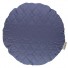 Nobodinoz-round quilted cushion sitges diam 45 cm-aegean blue-9739
