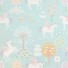 Majvillan-original swedish wallpaper-true unicorns turquoise-9898