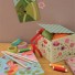 Minilabo-superbe petite boîte en tissu-fleurs-4044