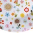 Minilabo-UITVERKOCHT kleurrijk bord in melamine-bloemen wit-5547
