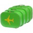 Bakker Made With Love-koffer vliegtuig S-groen S-2077