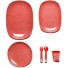 Bakker Made With Love-kleurrijke plateau in melamine - groot-circle orange-3681