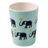 Bandjo-geschenkset olifant in melamine-elephant bleu-8335