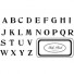 Cavallini-set de tampons rétro-alfabet-2556