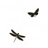 Ferm Living-muursticker mini vlinders-vlinders zwart-5476