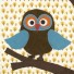 Ferm Living-dessus de lit hibou-owl-2607