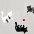 Flensted Mobiles-speelse kittens mobiel-kitty cats-2578