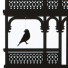 Ige Design-prachtige mobile-vogelhuis zwart-1519