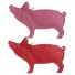 Keecie-étui cuir cochon tirelire-rood-649