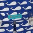 Froy en Dind-hippe kleuter - of handtas - mini model-TT1 whales blue-9041
