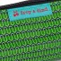 Froy en Dind-hippe pennenzak in gelamineerd katoen-MM1 londen green-9058