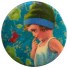 Froy en Dind-badge bouton rétro-meisje met vlinder-2778