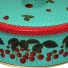Kers op de kaart-UITVERKOCHT prachtige ronde retro tinnen opbergdoos-aardbeien-5210