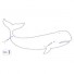 Kidslab-metalen memobord-walvis 'whale'-417