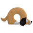 Leschi-origineel nekkussen charlie-charlie de hond zand bruin-9569