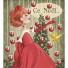 La Marelle Editions-kleine wenskaart met glitters-kerstmis-5021