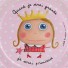 set van 6 kartonnen bordjes prinses-princesse-8681 Labeltour-set van 6 kartonnen bordjes prinses-princesse-8681